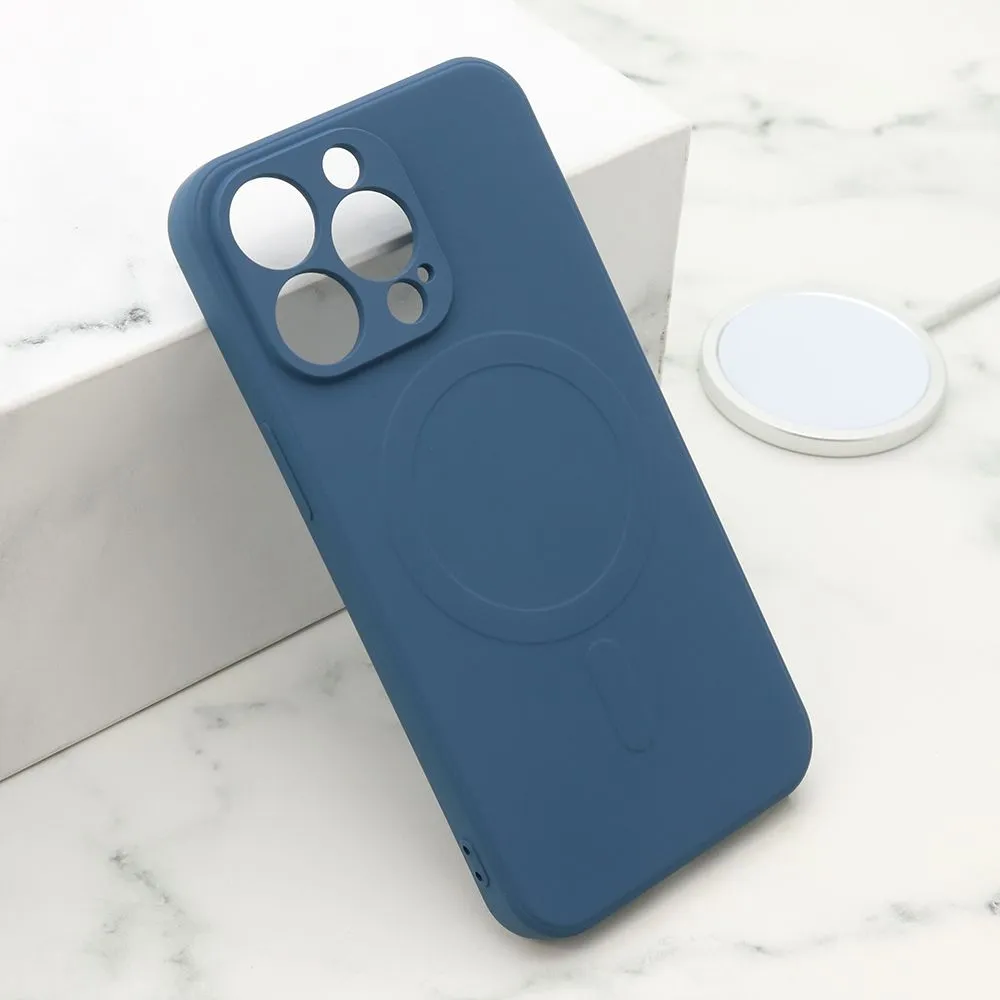 Maska VELVET TOUCH MagSafe za iPhone 13 Pro/ plava