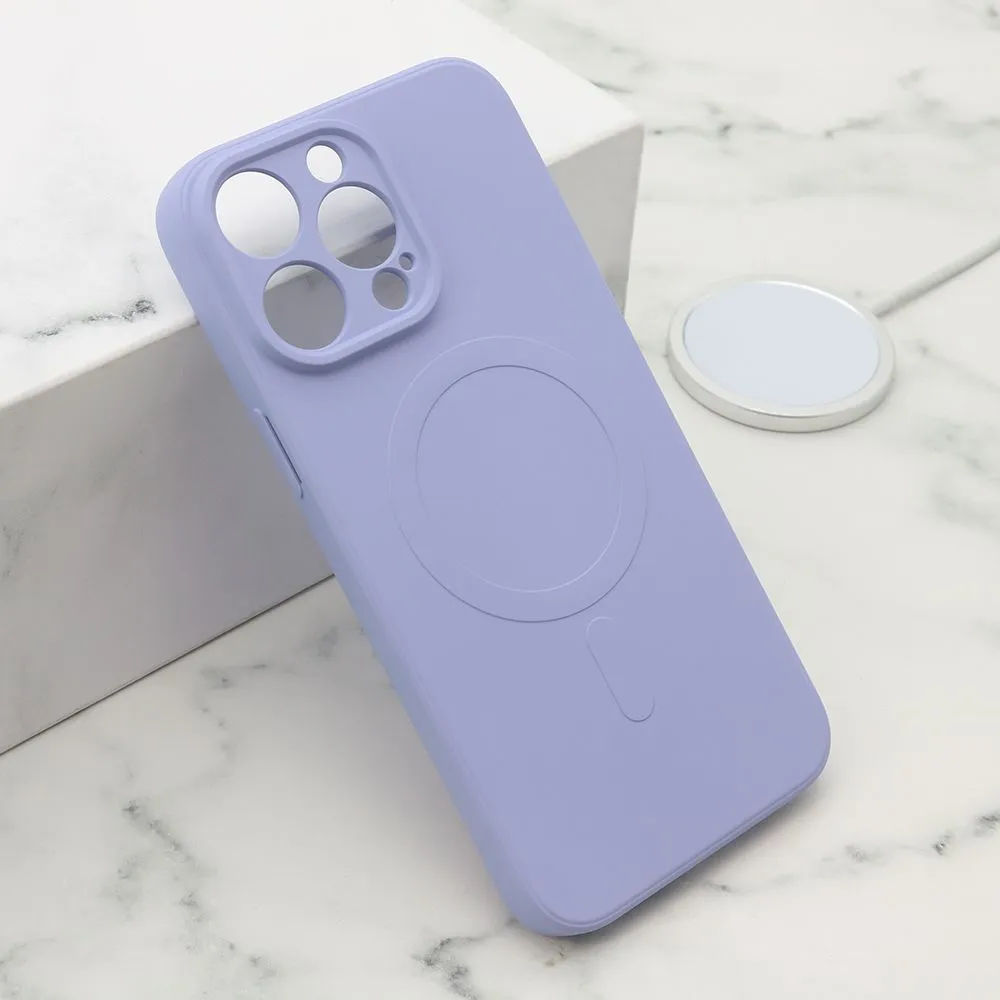 Maska VELVET TOUCH MagSafe za iPhone 14 Pro Max/ ljubičasta