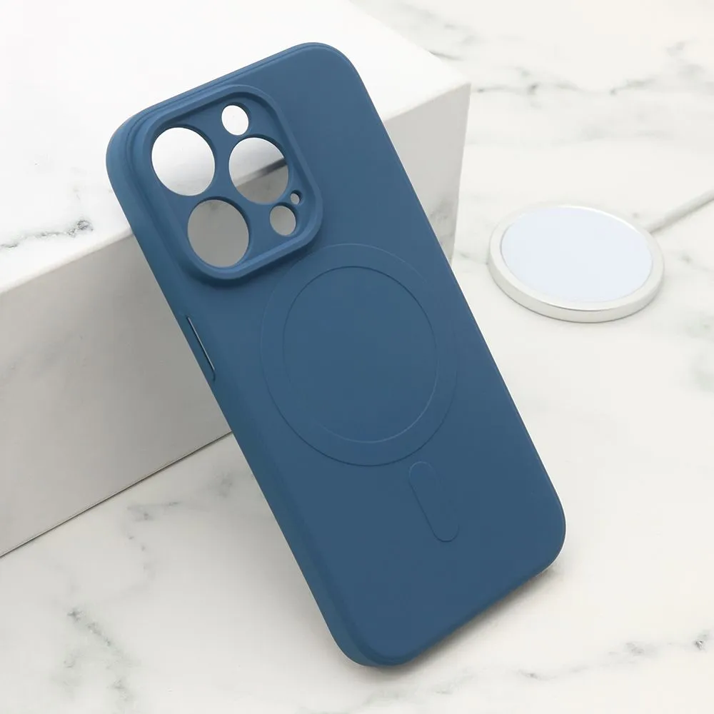 Maska VELVET TOUCH MagSafe za iPhone 14 Pro/ plava