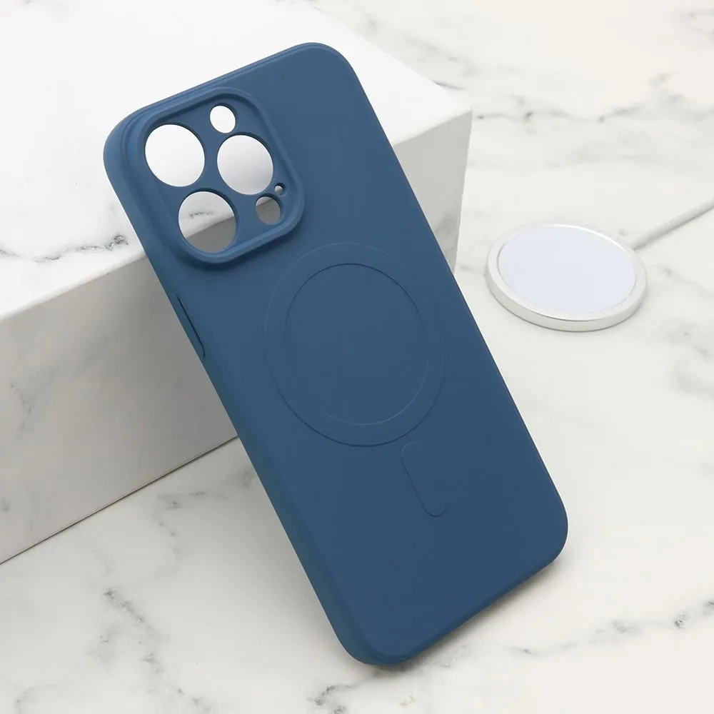 Maska VELVET TOUCH MagSafe za iPhone 15 Pro Max/ plava