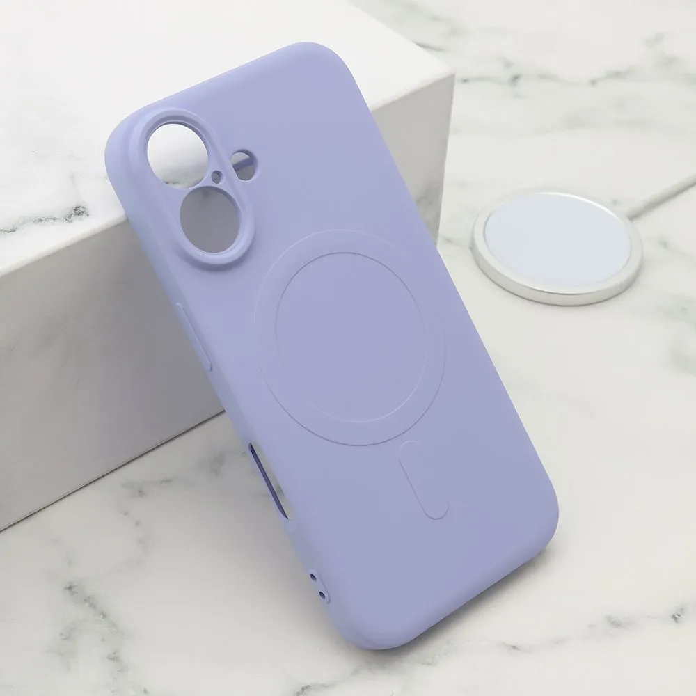 Maska VELVET TOUCH MagSafe za iPhone 16/ ljubičasta