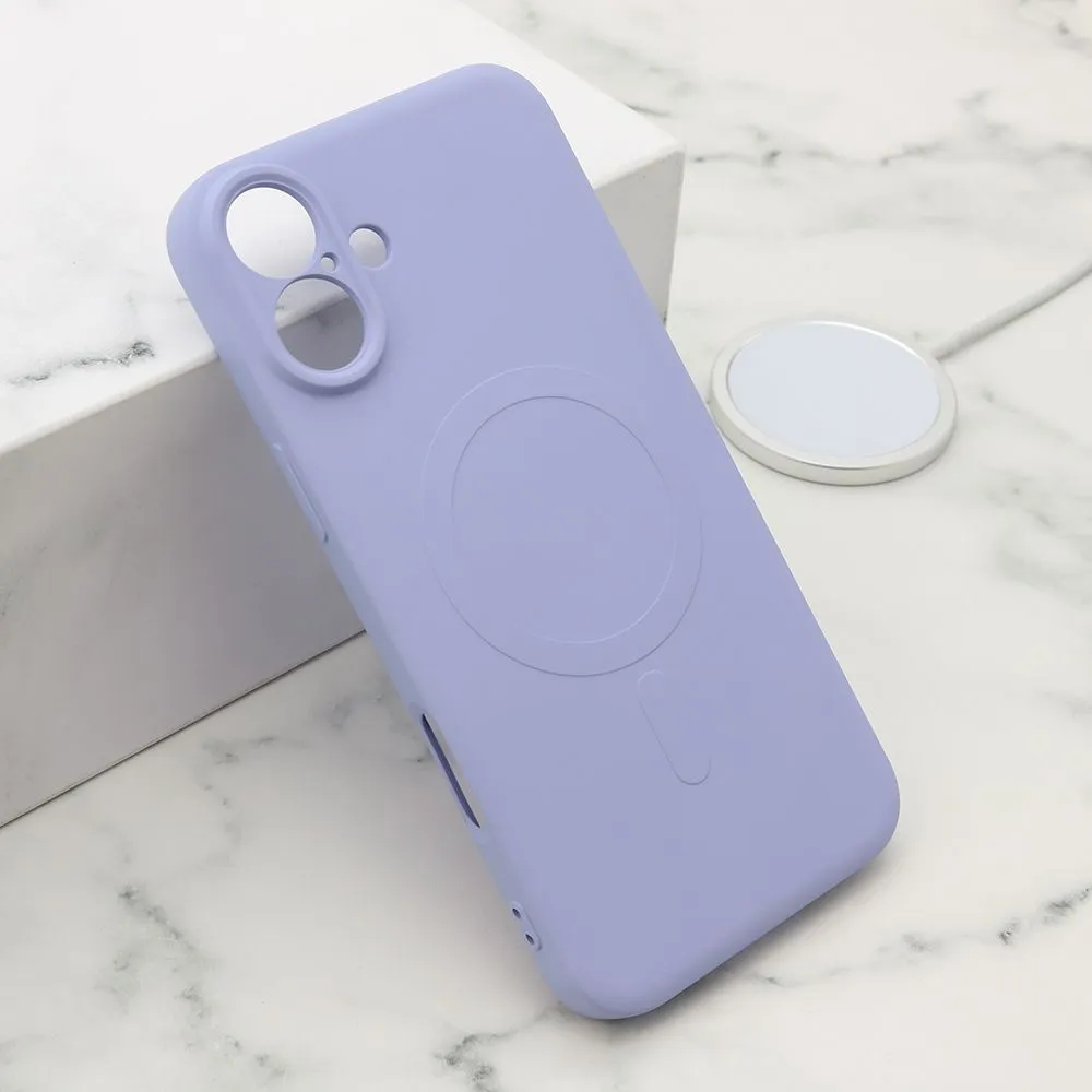 Maska VELVET TOUCH MagSafe za iPhone 16 Plus/ ljubičasta