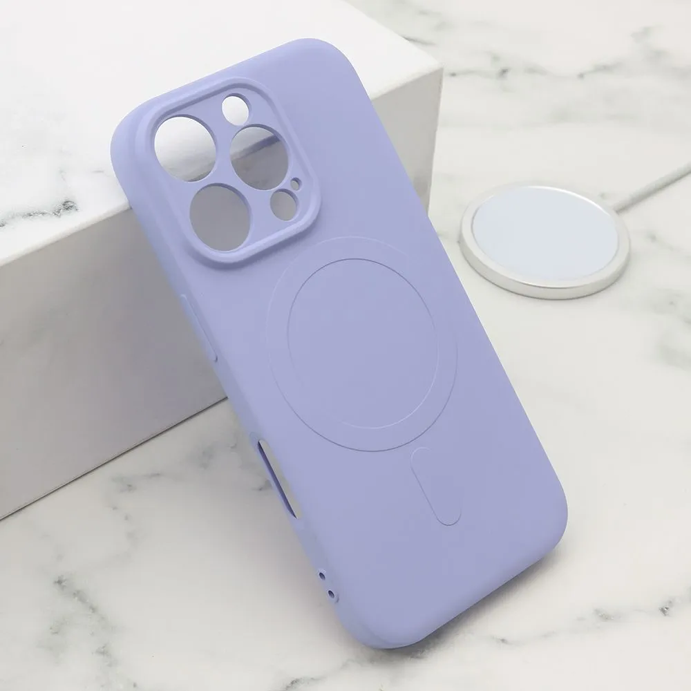 Maska VELVET TOUCH MagSafe za iPhone 16 Pro/ ljubičasta