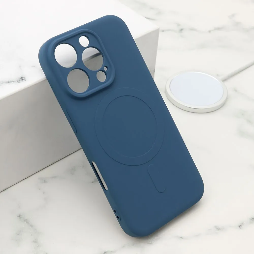 Maska VELVET TOUCH MagSafe za iPhone 16 Pro/ plava
