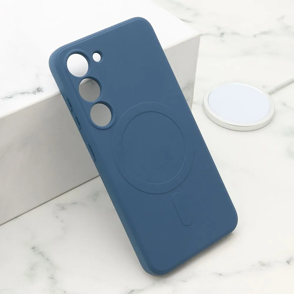 Maska VELVET TOUCH MagSafe za Samsung S911B Galaxy S23/ plava