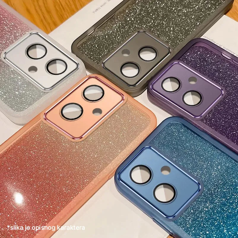 Maska za Honor 200 Lite Diamond Sparkle zelena