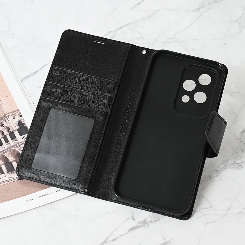 Maska za Honor 200 Lite na preklop Hanman Mill crna