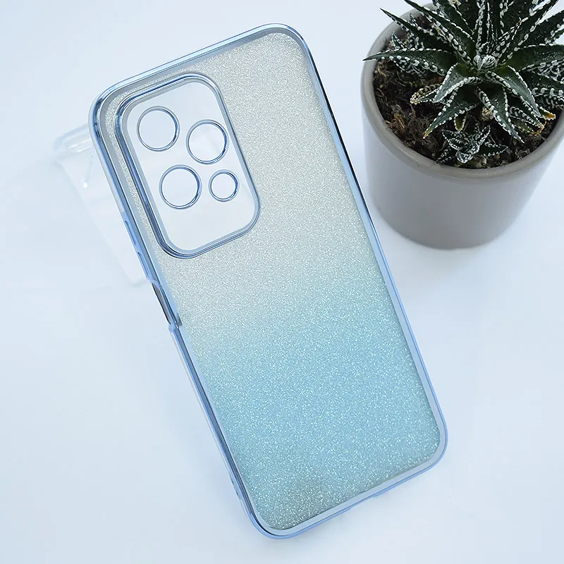 Maska za Honor 200 Lite Shiny Frame plava