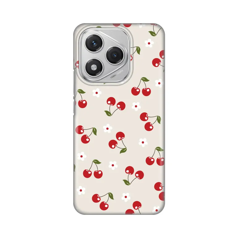 Maska za Honor 400 Lite Cherry and Flowers Silikonska Print