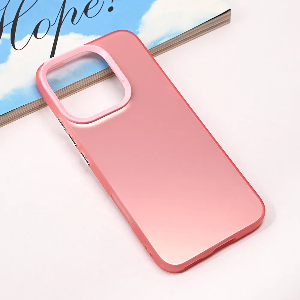 Maska za Honor 400 Lite Clear roze