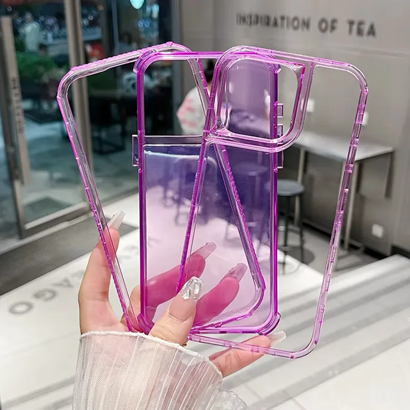 Maska za Honor 400 Lite Color Transparent roze