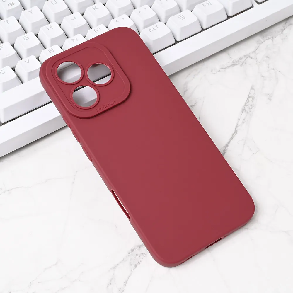 Maska za Honor 400 Lite Silikon Pro Camera bordo