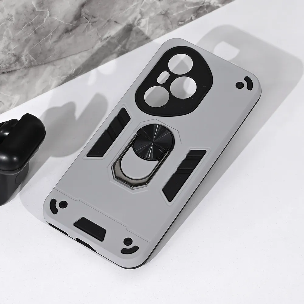 Maska za Honor 400 Pro Hard Ring siva