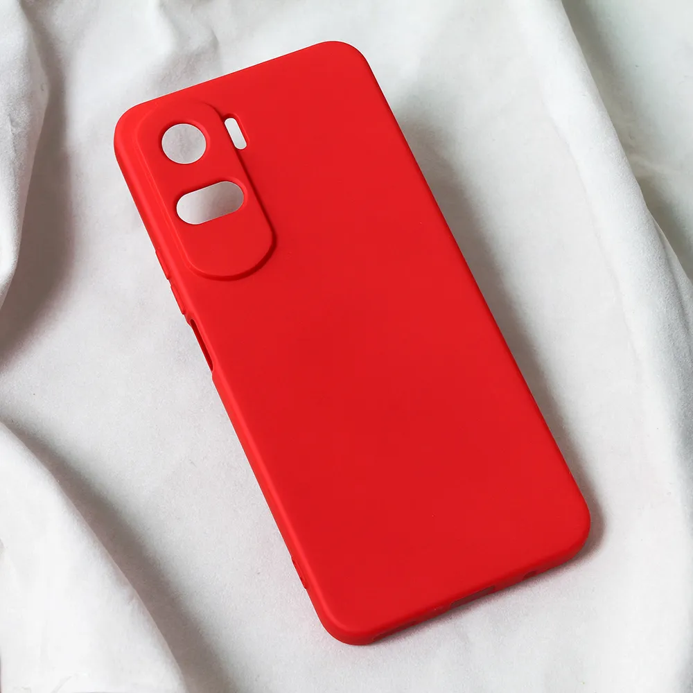 Maska za Honor 90 Lite Teracell Soft Velvet crvena