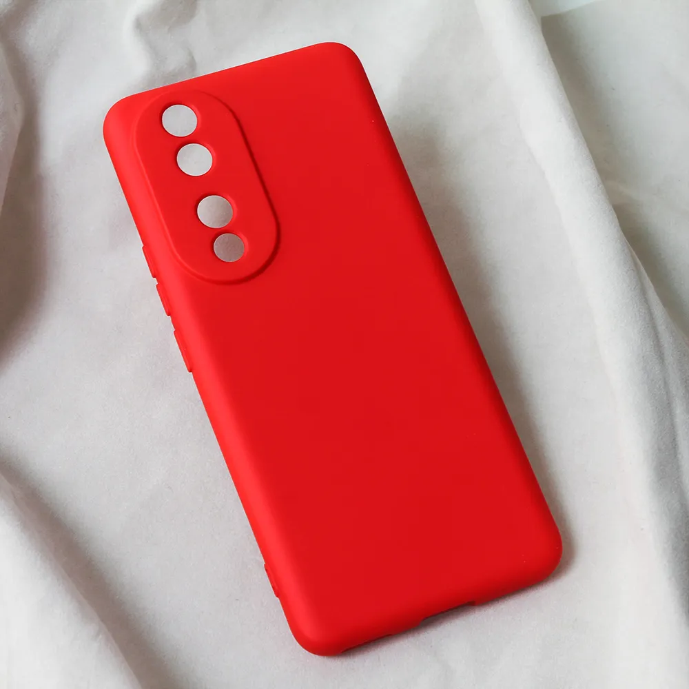 Maska za Honor 90 Teracell Soft Velvet crvena
