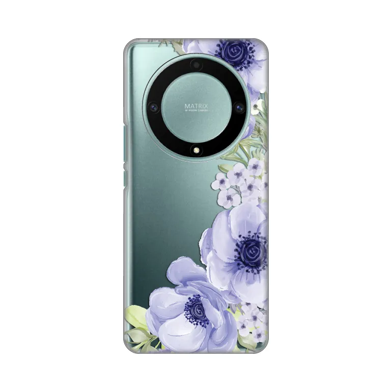 Maska za Honor Magic 5 Lite Blue Roses Silikonska Print Skin
