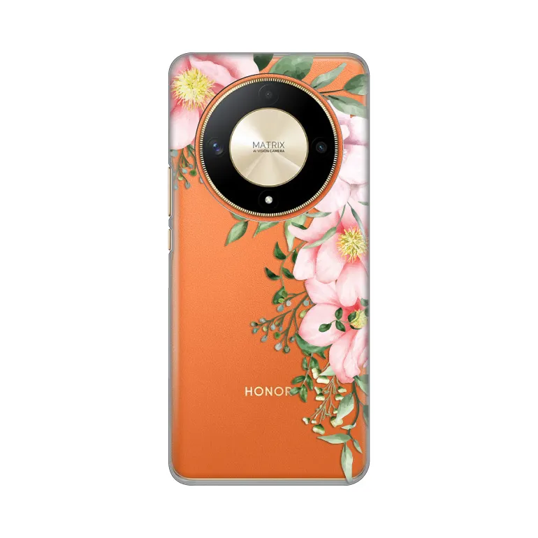 Maska za Honor Magic 6 Lite Gentle Rose Pattern Silikonska Print Skin