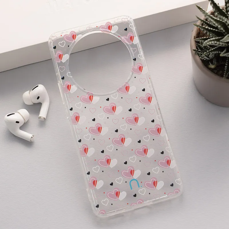 Maska za Honor Magic 6 Lite/ X9b 5G Hearts Nanobit Print