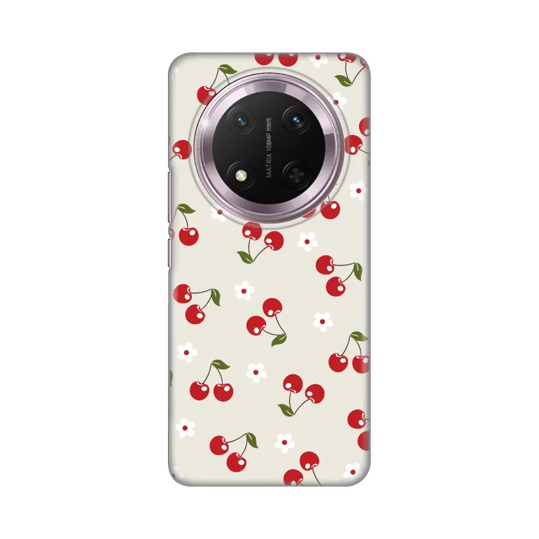 Maska za Honor Magic 7 Lite Cherry and Flowers Silikonska Print