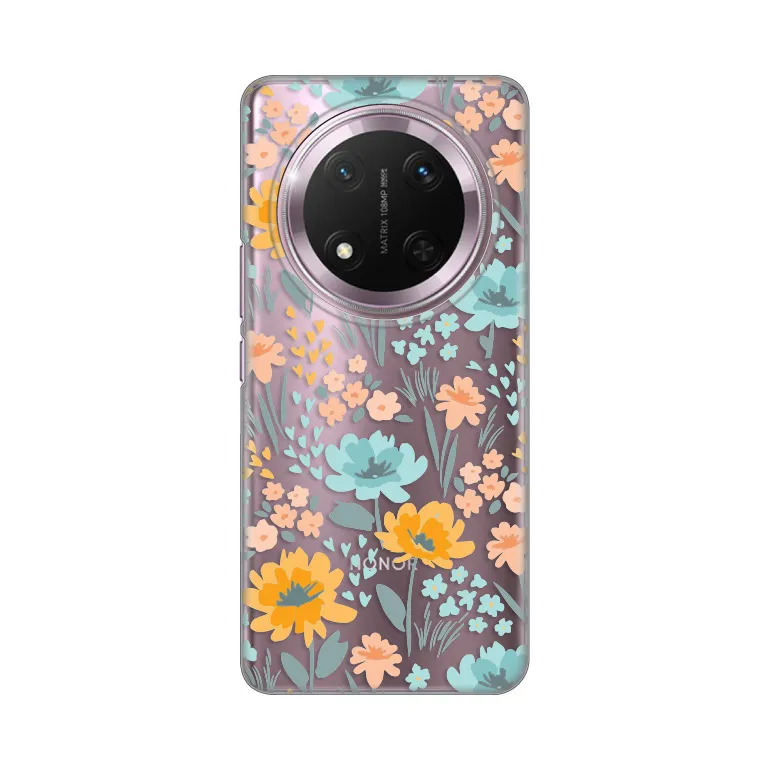 Maska za Honor Magic 7 Lite Lovely Flowers Silikonska Print Skin