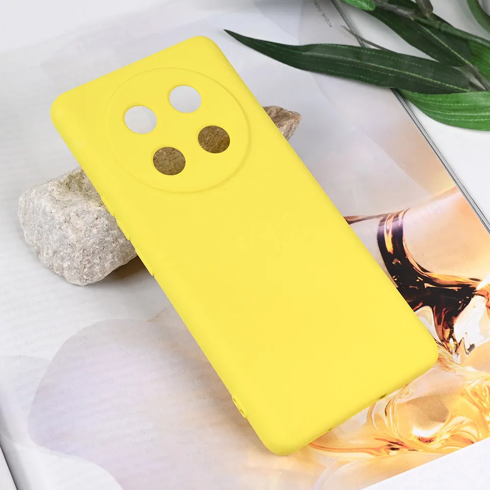 Maska za Honor Magic 7 Lite Teracell Soft Velvet žuta