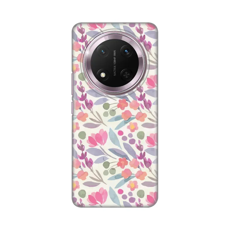 Maska za Honor Magic 7 Lite Watercolor Flowers Silikonska Print