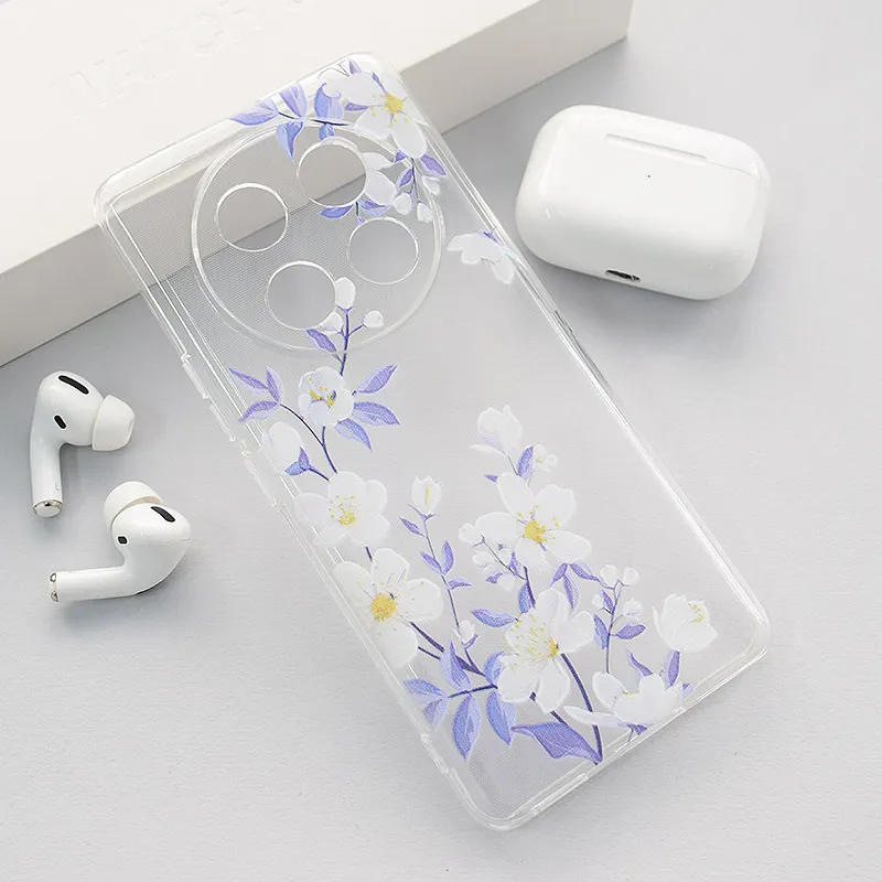 Maska za Honor Magic 7 Lite/ X9c 5G White Blossom Nanobit Print