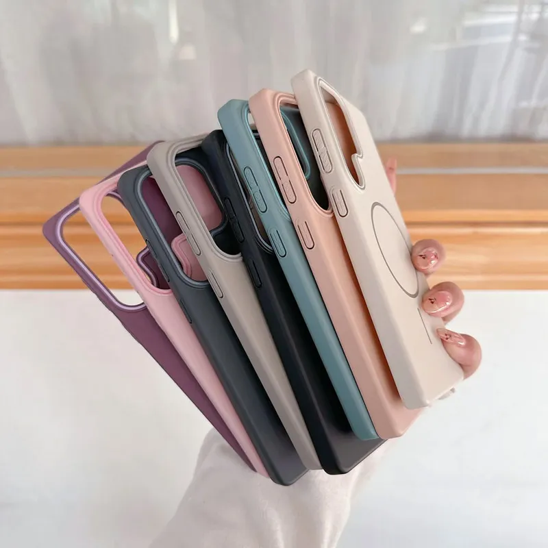 Maska za Honor Magic 7 Pro Mag Case Smooth Touch ljubičasta