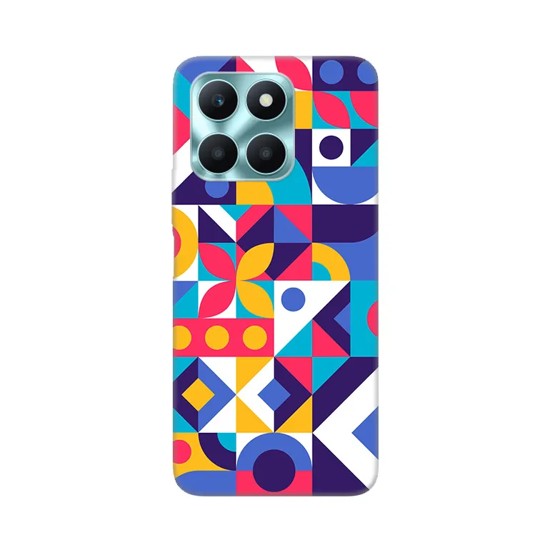 Maska za Honor X6a Colorful Mosaic Silikonska Print Skin