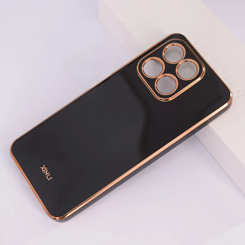 Maska za Honor X6a Fresh Electroplated crna