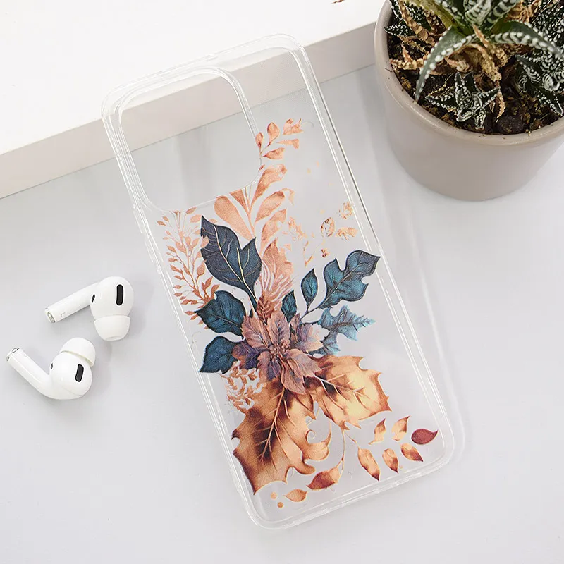 Maska za Honor X6b Golden Flower Nanobit Print