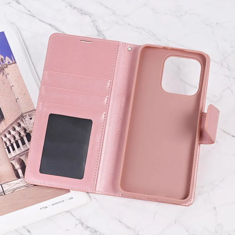 Maska za Honor X6b na preklop Hanman Mill roze