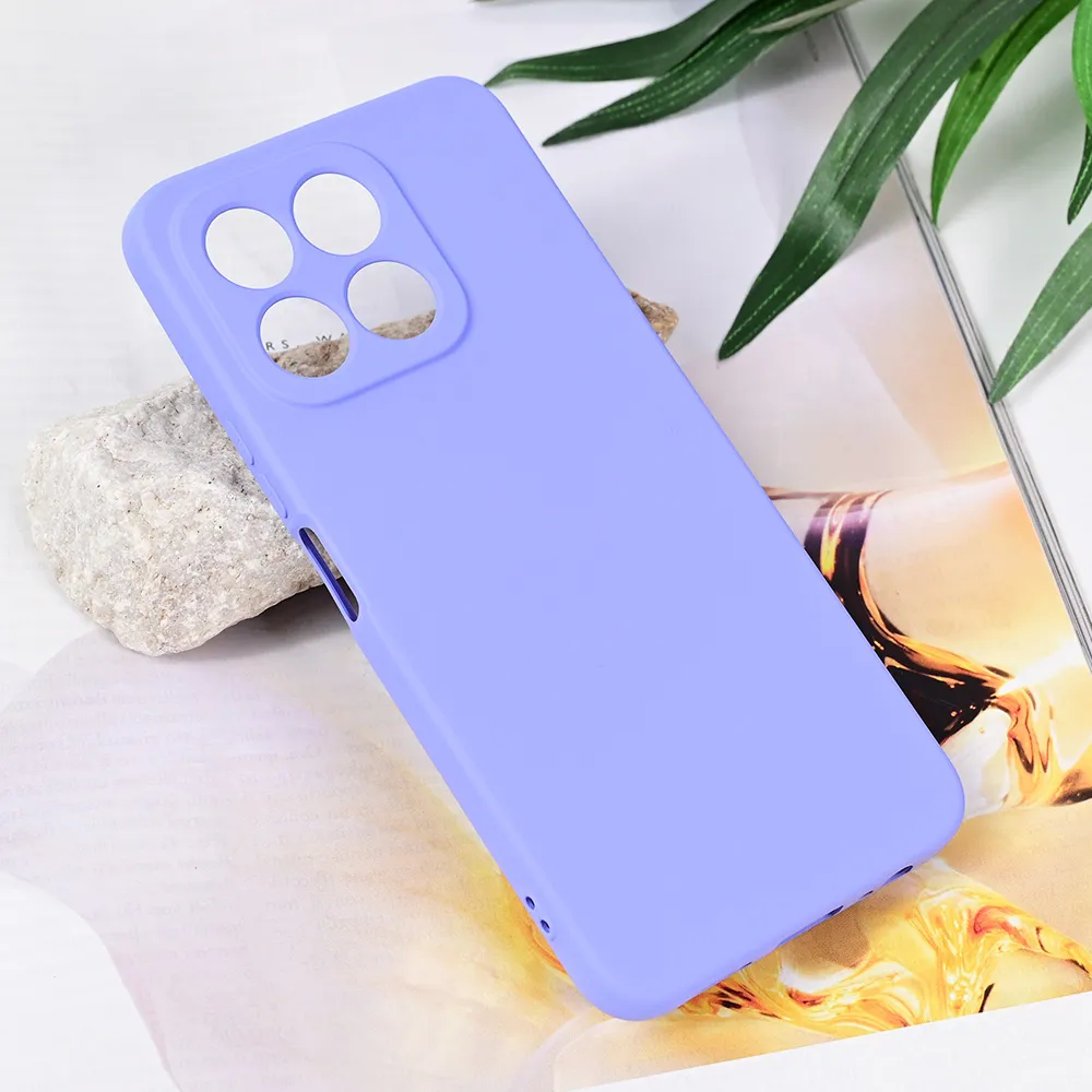 Maska za Honor X6b Teracell Soft Velvet ljubičasta