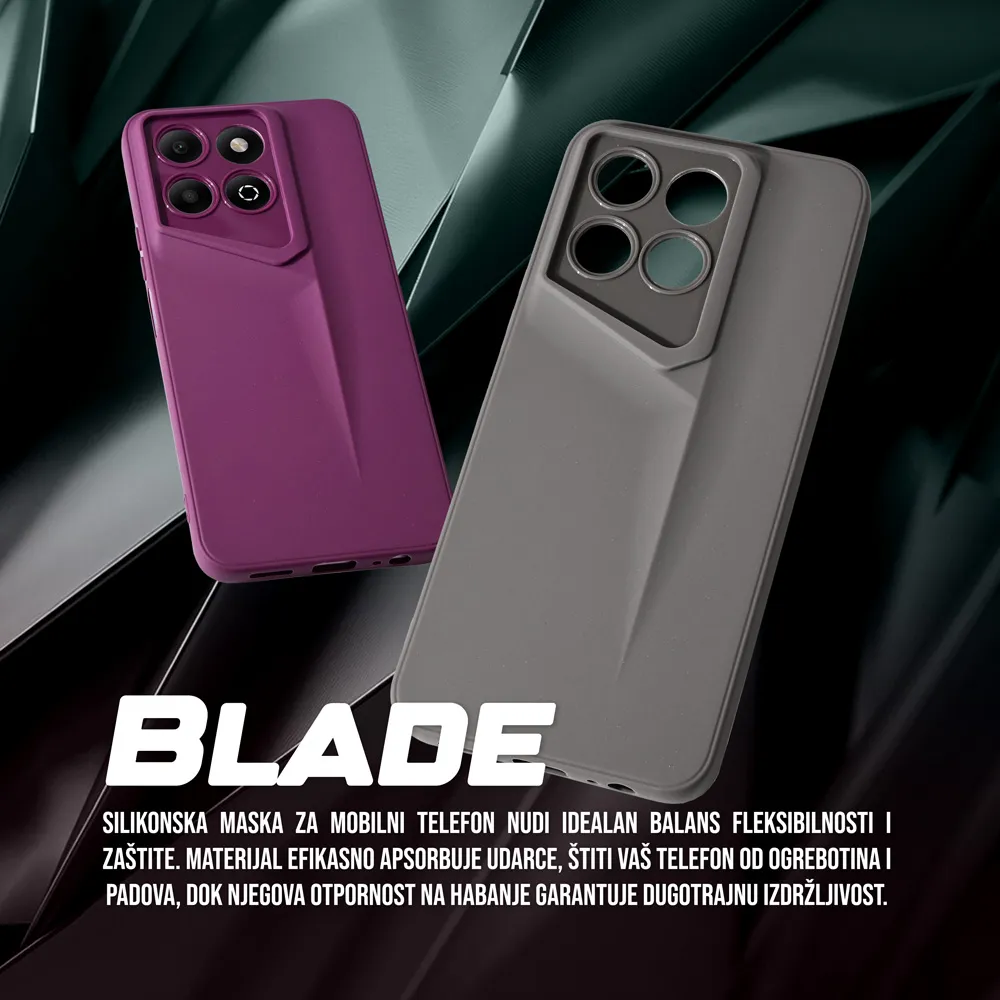 Maska za Honor X6c Blade siva