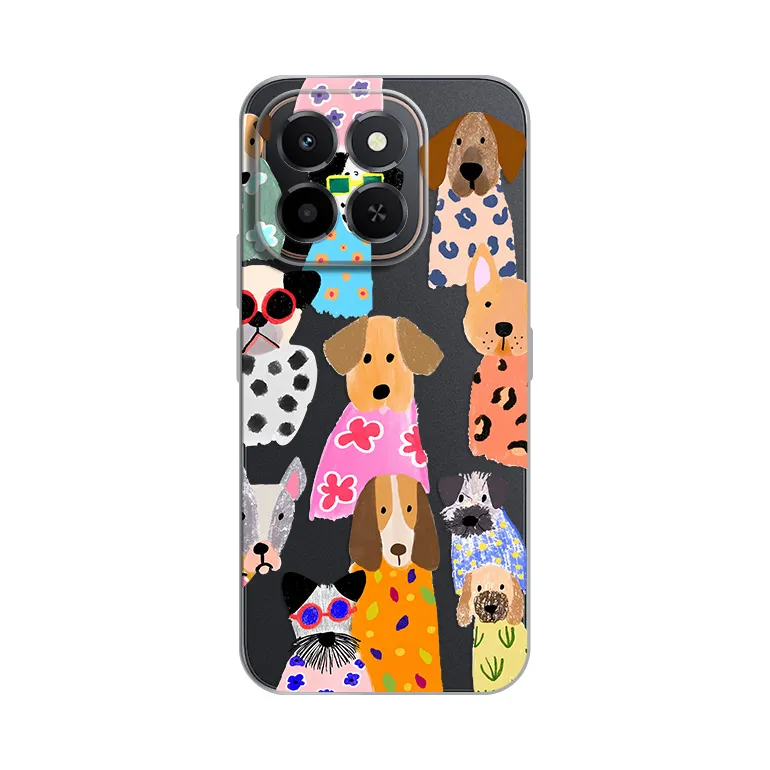 Maska za Honor X6c Silikonska Print Fashion Dogs