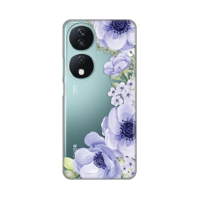 Maska za Honor X7b Blue Roses Silikonska Print Skin