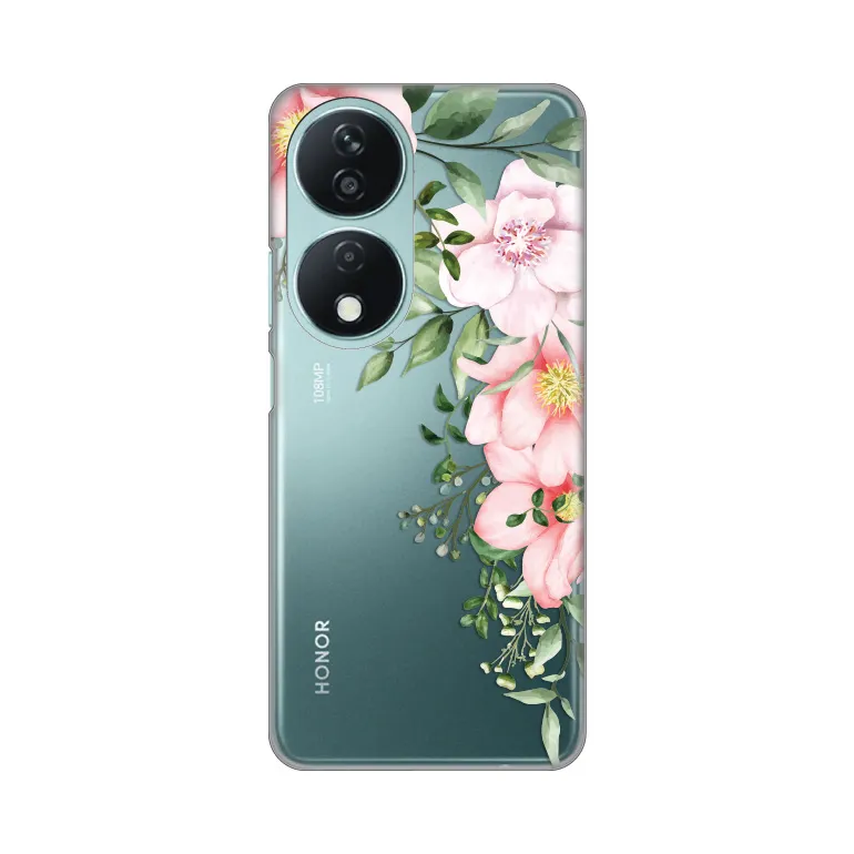 Maska za Honor X7b Gentle Rose Pattern Silikonska Print Skin