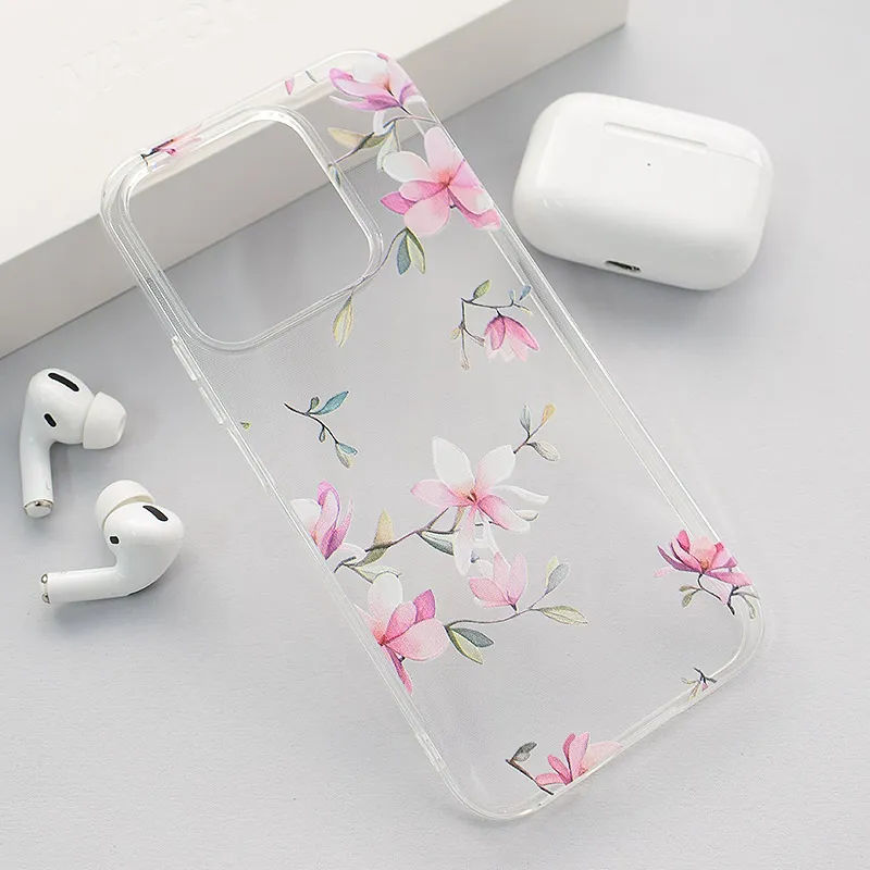 Maska za Honor X8b/ X8c Nanobit Print Pink Mangolia Flowers