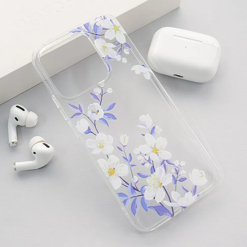 Maska za Honor X8b/ X8c White Blossom Nanobit Print