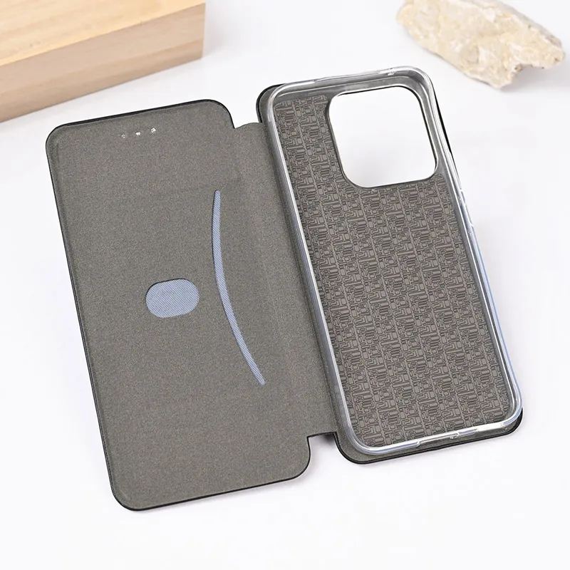 Maska za Honor X8c na preklop Teracell Flip Premium crna