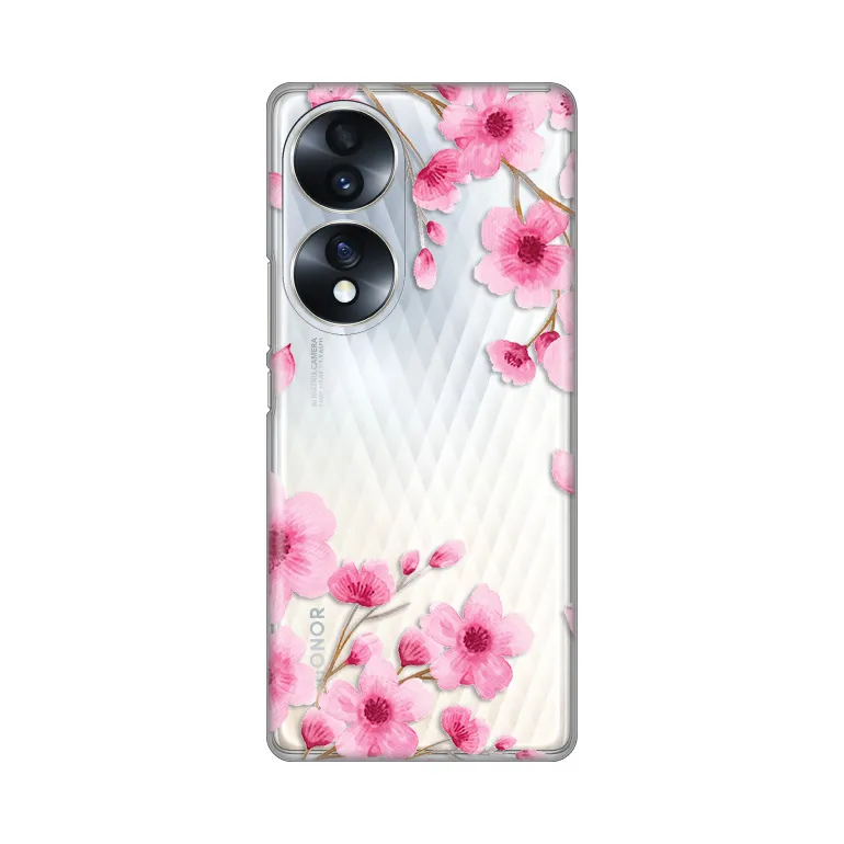 Maska za Huawei Honor 70 Rose flowers Silikonska Print Skin