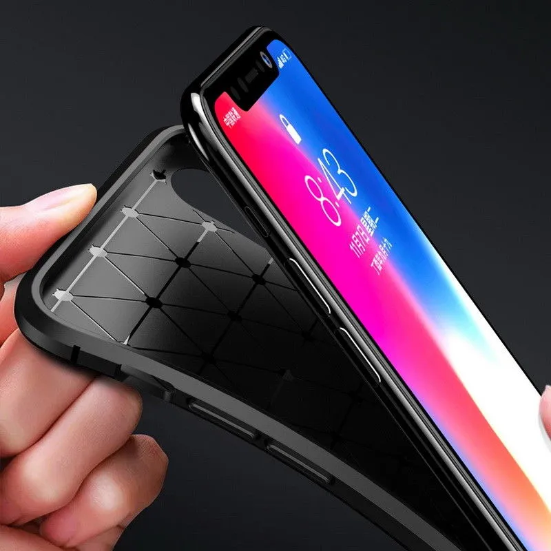 Maska za Huawei Honor Magic 4 Carbon Defender crna