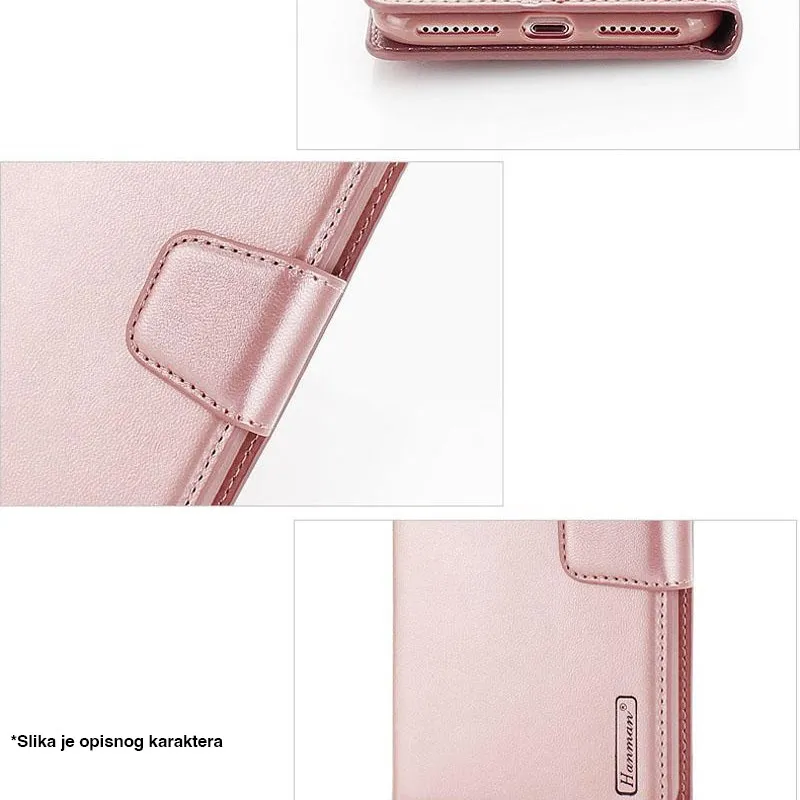 Maska za Huawei Nova 11 na preklop Hanman Mill roze
