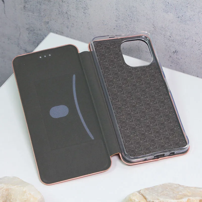 Maska za Huawei Nova Y61 na preklop Teracell Flip Premium zlatna
