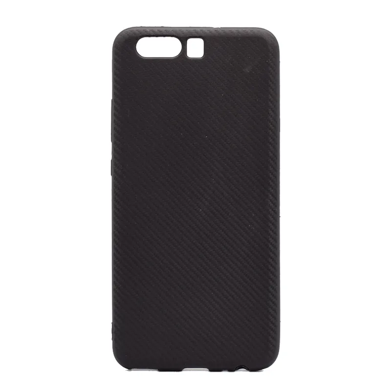 Maska za Huawei P10 crna Carbon fiber