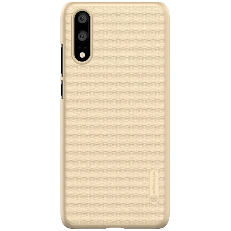 Maska za Huawei P20 zlatna Nillkin Super Frosted Shield
