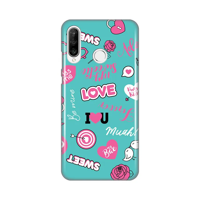 Maska za Huawei P30 Lite Love Silikonska Print