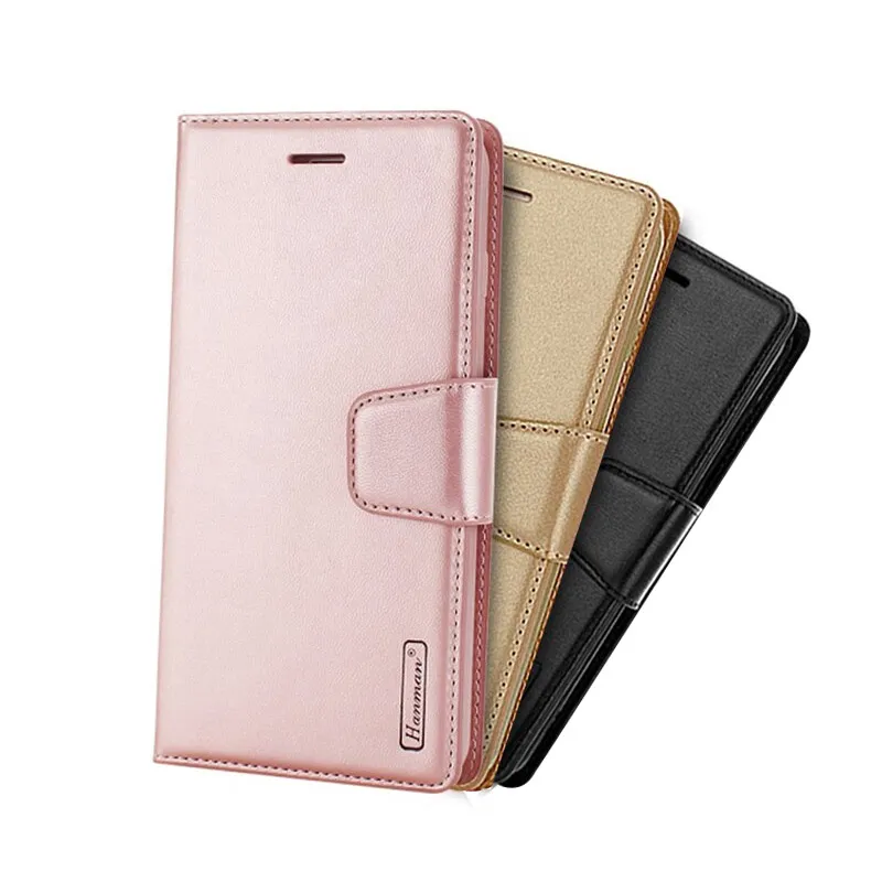 Maska za Huawei P40 crna na preklop Hanman Mill