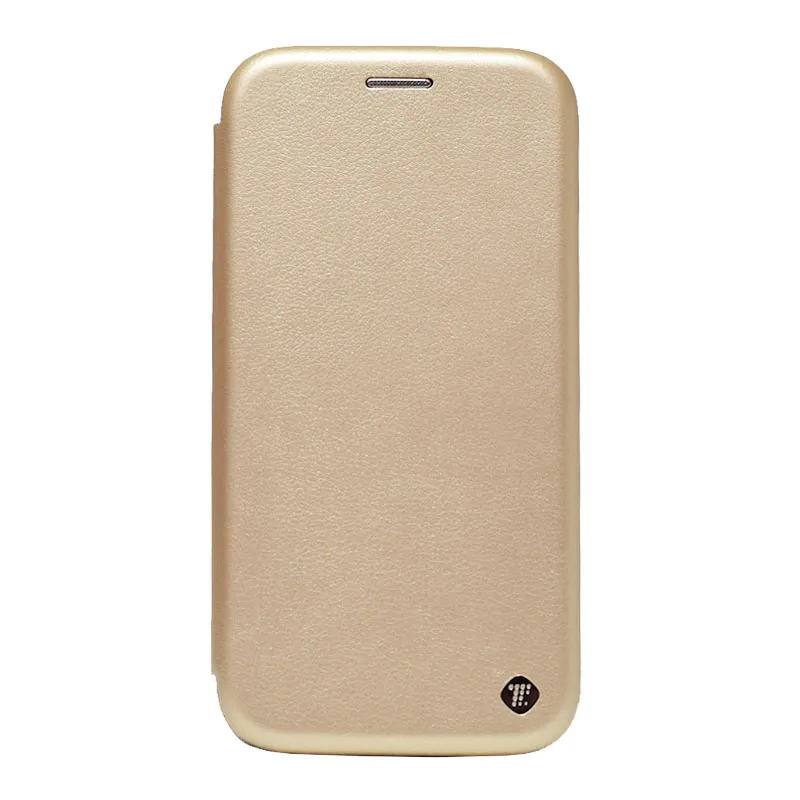 Maska za Huawei Y6II  zlatna na preklop Teracell Flip Premium