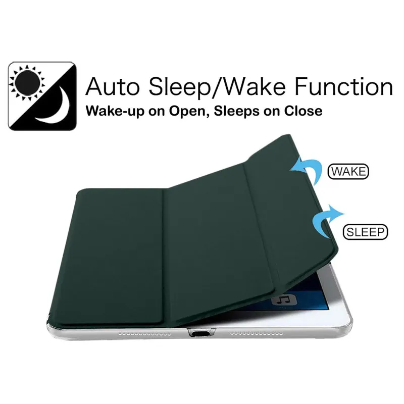 Maska za iPad Pro 105 na preklop Tablet Stripes zelena